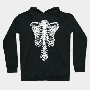 cracked skeleton costume Hoodie